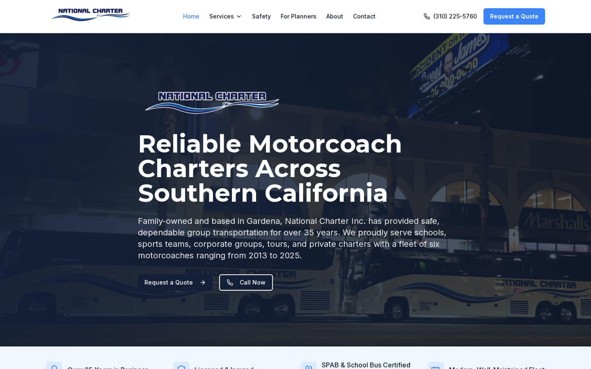 National Charter homepage