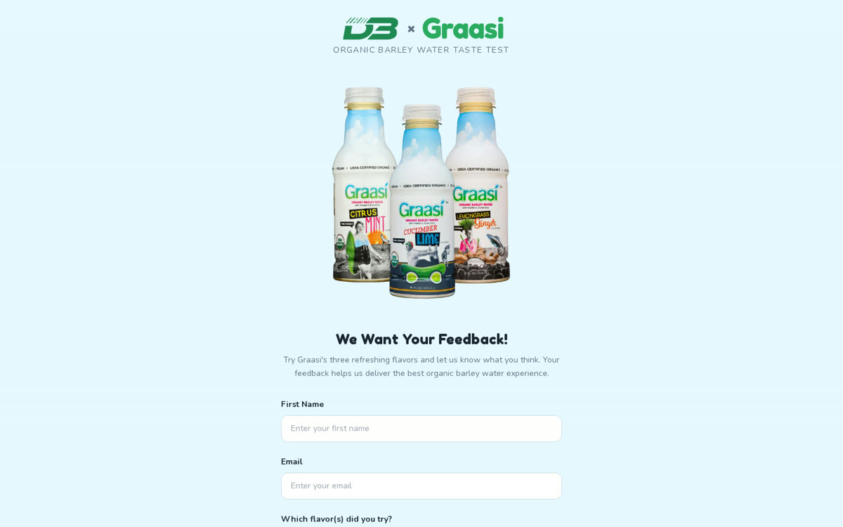 Graasi homepage