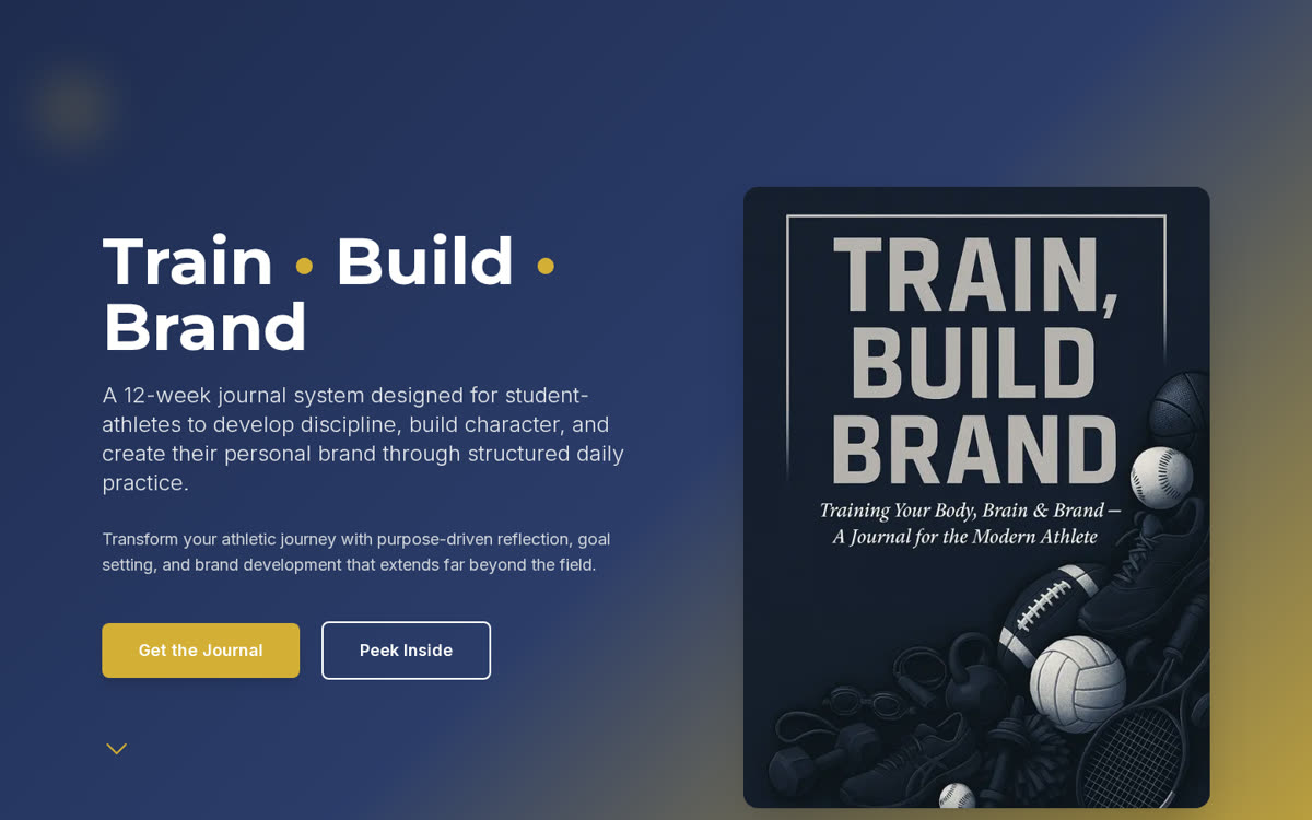Train Build Brand homepage